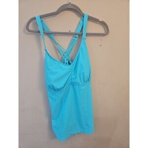 Daci Women Swim Suit Green Size Xl New Top Only